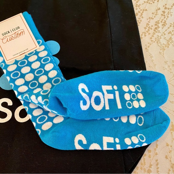 Bundle - SoFi tote bag and socks - Picture 2 of 2